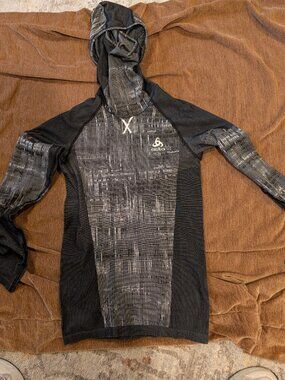 Odlo Performance Blackcomb Baselayer + Facemask - Men's Size M